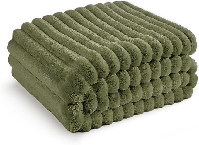 Bedsure GentleSoft Cypress Fleece Throw Blanket for Couch - Cozy Soft Blankets for Women, Cute Small Throws for Girls, 50x60 Inches