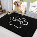 OLANLY Dog Door Mat for Muddy Paws 35x24, Paw Print Design Chenille Mud Mat | by OLANLY