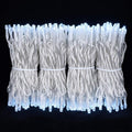 YULETIME 100 ft 300 Count Cool White LED String Lights with 8 Models Adapter, Clear Wire Wide Angle 5mm Christmas Lights (Cool White - Multimode)