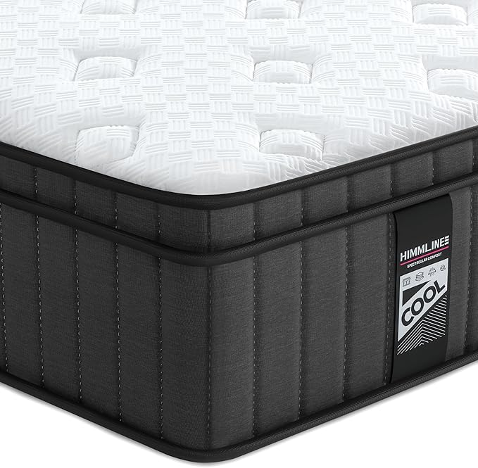 Full Size Mattress, 12 Inch Full Mattress in a Box with Gel Memory Foam and Pocket Spring, Medium Firm Feel, Cooler Sleep & Pressure Relief, 54 * 75 * 11, 120 Nights Risk-Free Trial