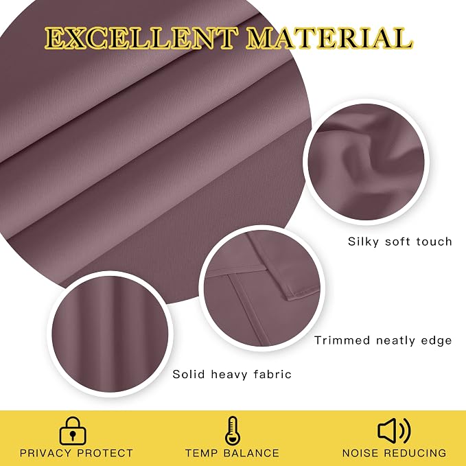 NICETOWN Bedroom Curtain 95 inches Long - Image 4