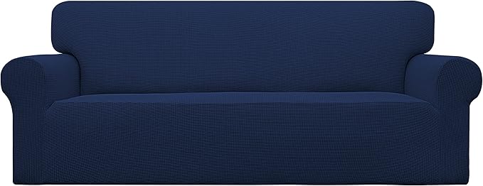 Easy-Going Stretch Oversized Sofa Couch Slipcover Washable Navy | 1-Piece Extra by Easy-Going