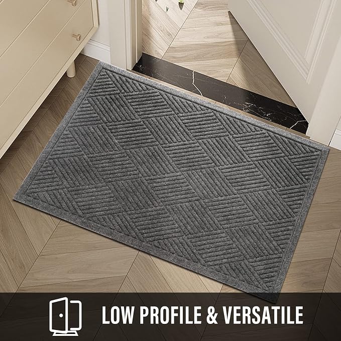 Sturdy Front Door Mat, Absorbent Muddy Dirt Resist Welcome Door Mats Outdoor - Image 6