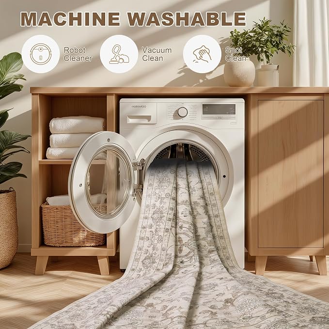 8x10 Area Rugs Living Room: Washable Rug - Image 8