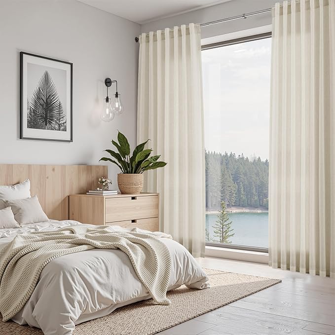 Vanilla Linen Curtains 96 Inches Long - Image 7