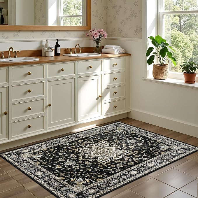 2x3 Area Rugs Living Room: Washable Rug - Image 4