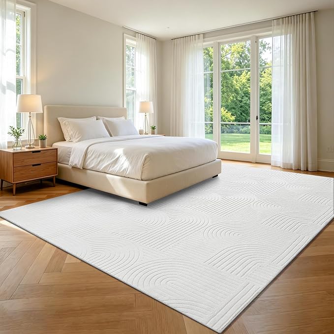 Pauwer 9x12 Area Rugs for Living Room, Modern Non Slip Washable Rug, Soft Fluffy - Image 9