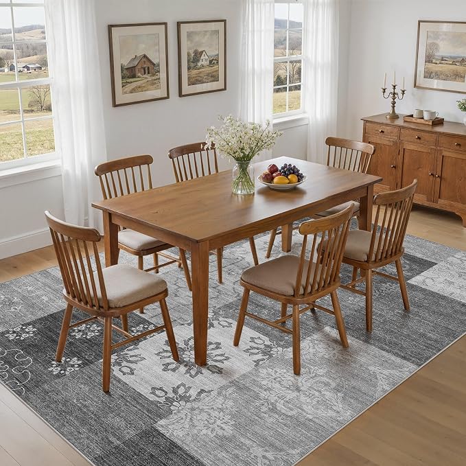 UERMEI 5x7 Area Rug for Living Room - Image 8