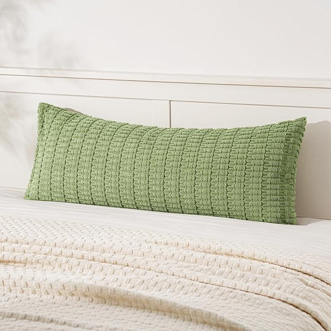 MIULEE Lumbar Corduroy Throw Pillow Cover by MIULEE