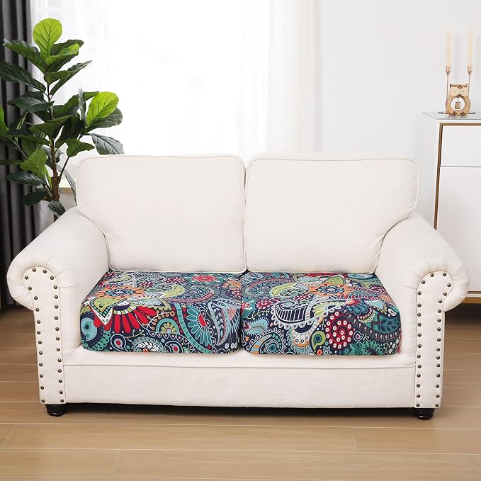 Printed Couch Cushion Covers, Sofa Covers Washable - Image 5