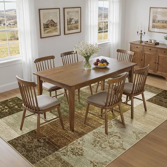 UERMEI 8x10 Area Rug for Living Room - Image 4