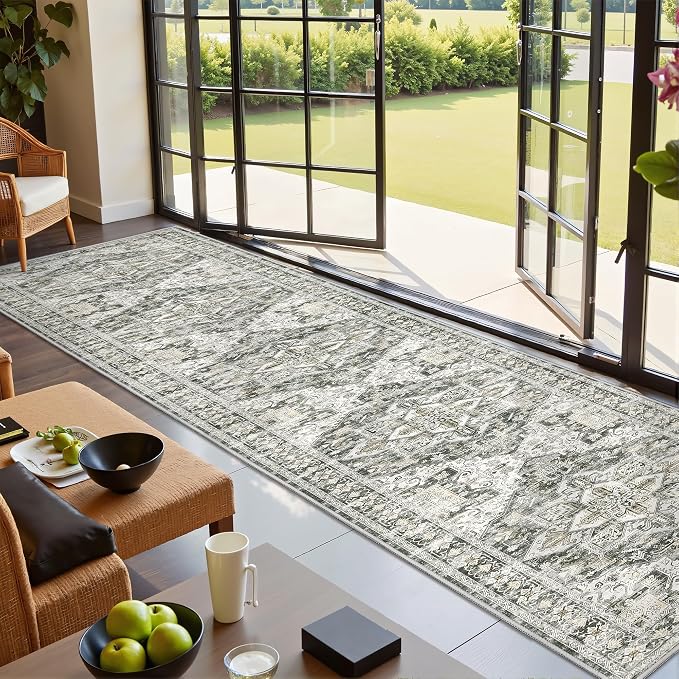 Hallway Runner Rug 2x12 Extra Long Washable Runner, Non Slip Runner - Image 4