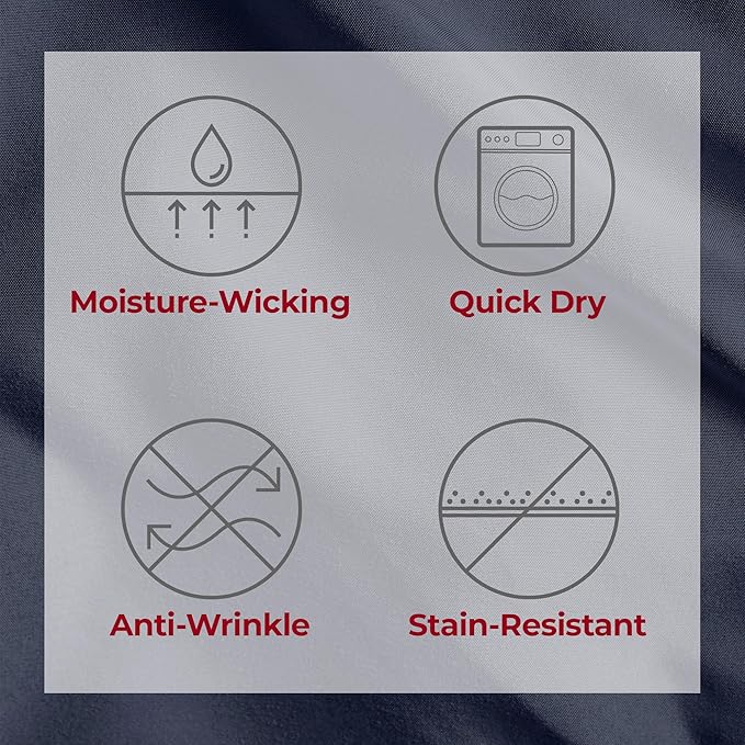 Mellanni Extra Deep Twin Sheets - 3 PC Iconic Collection Bedding - Hotel Luxury, Ultra Soft, Cooling Bed Sheets - Wrinkle, Fade, Stain Resistant (Twin, Navy Blue)