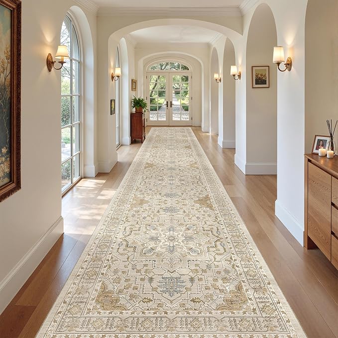 Madane Hallway Runner Rug 3x18 Washable Kitchen Runners 18ft, Soft Low-Pile - Image 2
