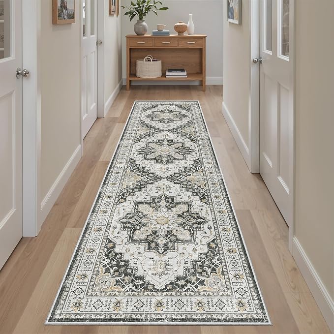 Madane Hallway Runner Rug 2x8 Washable Kitchen Rugs Non-Slip, Soft Ultra-Thin - Image 2
