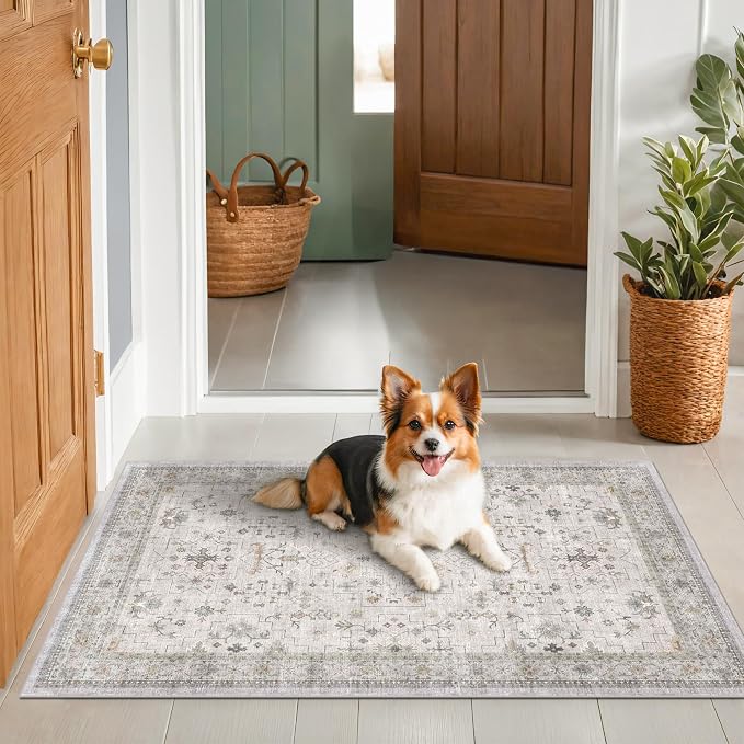 Washable 3x5 Large Bathroom Rug - Image 6