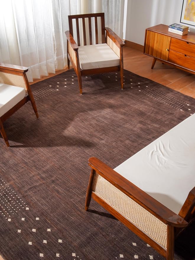 Rugsotic Carpets Hand Knotted Loom Wool ECO-Friendly Area Rugs - Image 5