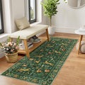 DUKINO 2x5 Rug for Hallway, Washable Animal Runner Rug Non Slip, Stain Resistant by DUKINO