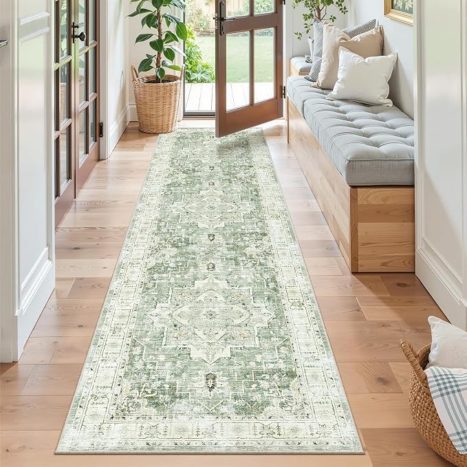 Madane Hallway Runner Rug 2x8 Washable Kitchen Rugs Non-Slip, Soft Ultra-Thin - Image 4