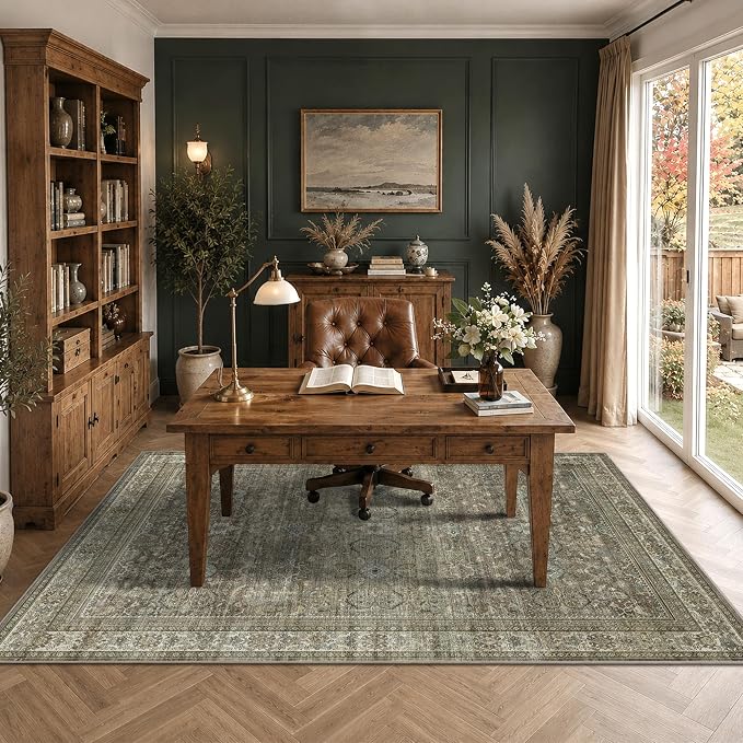 Schweek Brown Grey 5x7 Area Rug - Image 3
