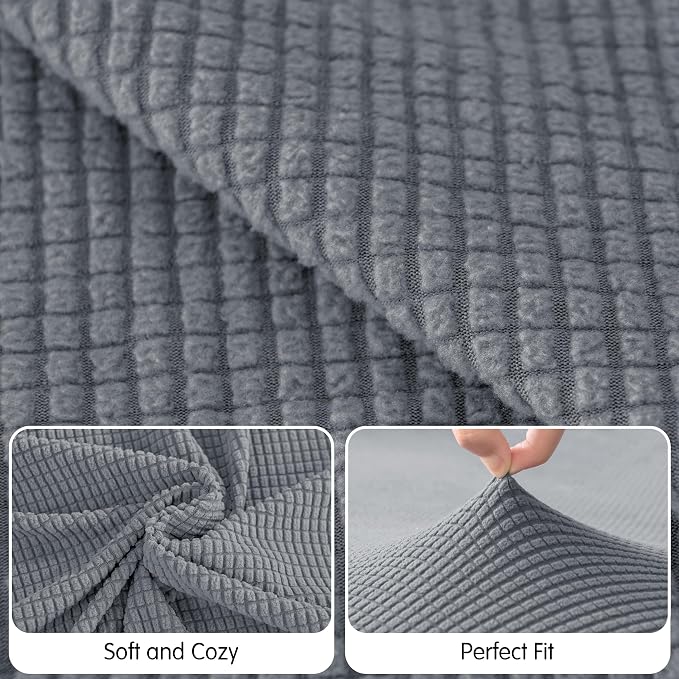 Hokway Stretch Chaise Cover Individual Couch Cushion Slipcovers Reversible - Image 4