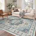 Madane 5x7 Area Rugs for Living Room, Non-Slip Washable Rug, Soft Low Pile by Madane
