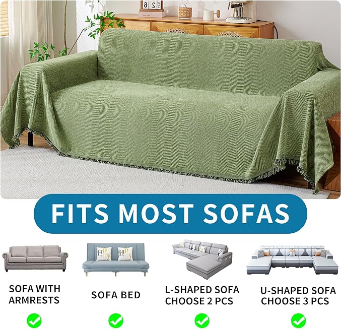 HAOMAIJIA Non Slip Couch Cover Sofa Covers - Image 5