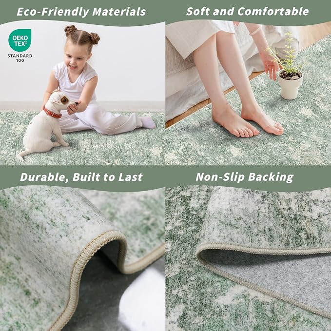 3x12 ft Non Skid Hallway Runner Rug - Image 4