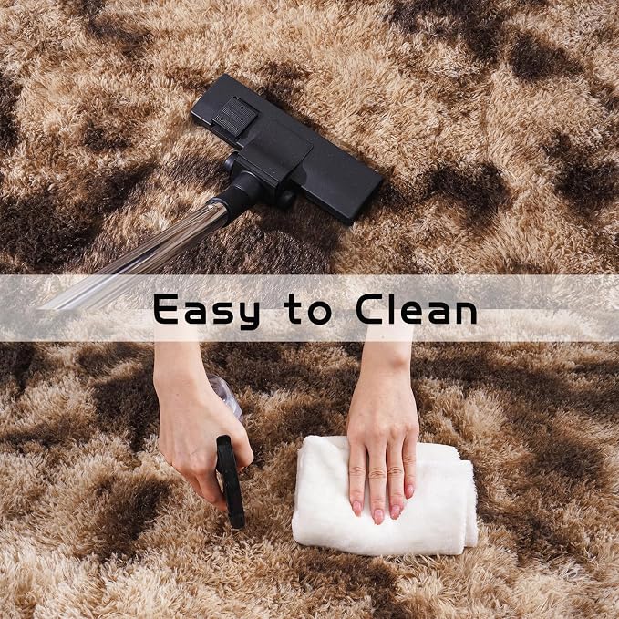 Large Area Rug for Living Room 10x14, Fluffy Shag Rug - Image 7