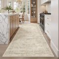 Soalmost Washable 4x8 Hallway Runner Rug Non-Slip Kitchen Entry Rugs Beige | by Soalmost