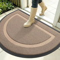 OLANLY Half Circle Front Door Mat Outside 35x23 All-Season Rubber Doormat | by OLANLY