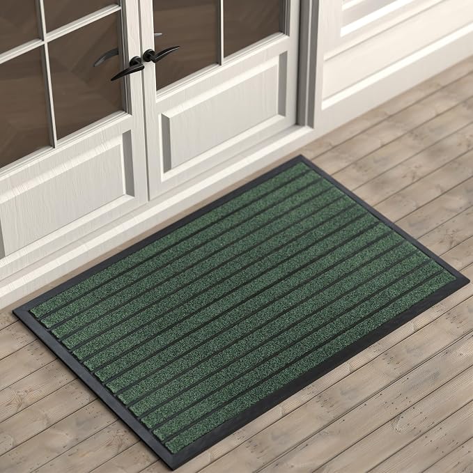 ubdyo Extra Durable Door Mat Outside Entrance | Dirt Trapping, Non-Slip Backing by UBDYO