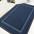 OLANLY Front Door Mat Outside 59x34, All-Season Heavy-Duty Rubber Doormat | Blue by OLANLY