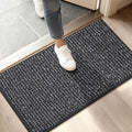 BEQHAUSE Dirt Trapper Door Mat 17" x 30", Non-Slip Doormats, Charcoal | by BEQHAUSE