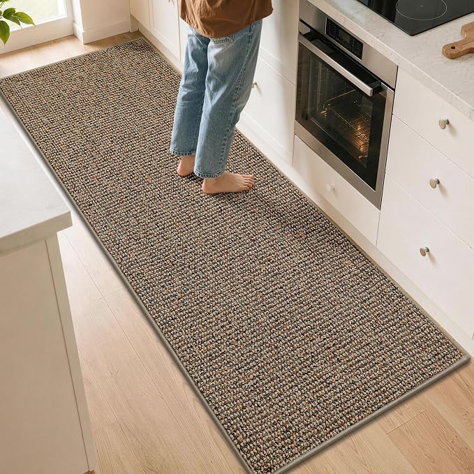 BEQHAUSE Kitchen Runner Rugs 31"x96", Kitchen Mats by BEQHAUSE