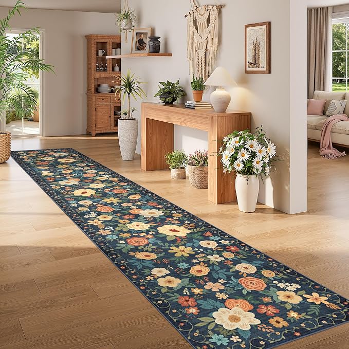 DUKINO 3x16 Runner Rug for Hallway, Non Slip Long Washable Rug, Low Pile - Image 5