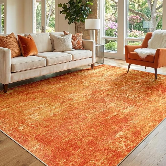 RELEANY Washable 6'x9' Abstract Area Rug - Image 2