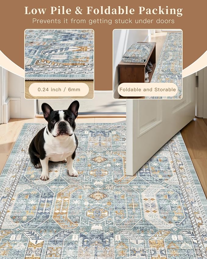 Madane Washable Runner Rugs 2x12 Long - Image 10