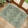 RELEANY Washable Area Rug, Small 2'x3', Water Repellent, Pet Friendly, Vintage by RELEANY