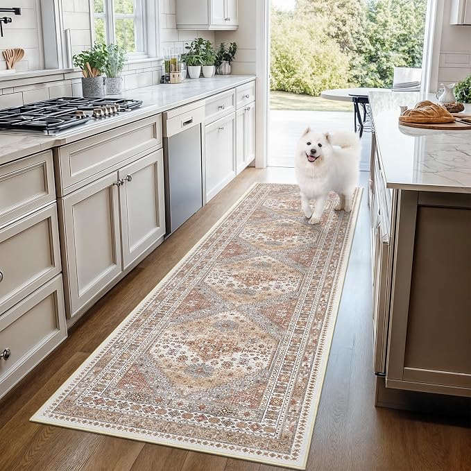 Runner Rug 2x6 Vintage Non Slip Washable Rugs - Image 9