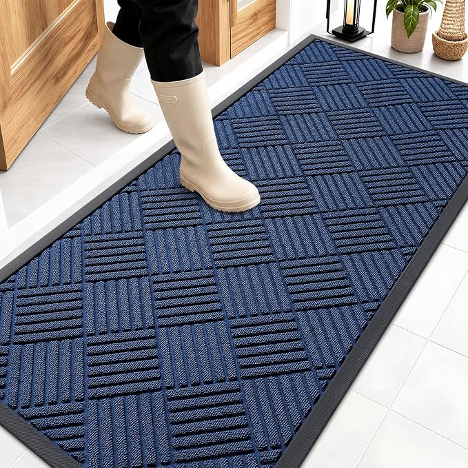 OLANLY Front Door Mat Outside Entrance 59x23, Waterproof Heavy-Duty Doormat | by OLANLY