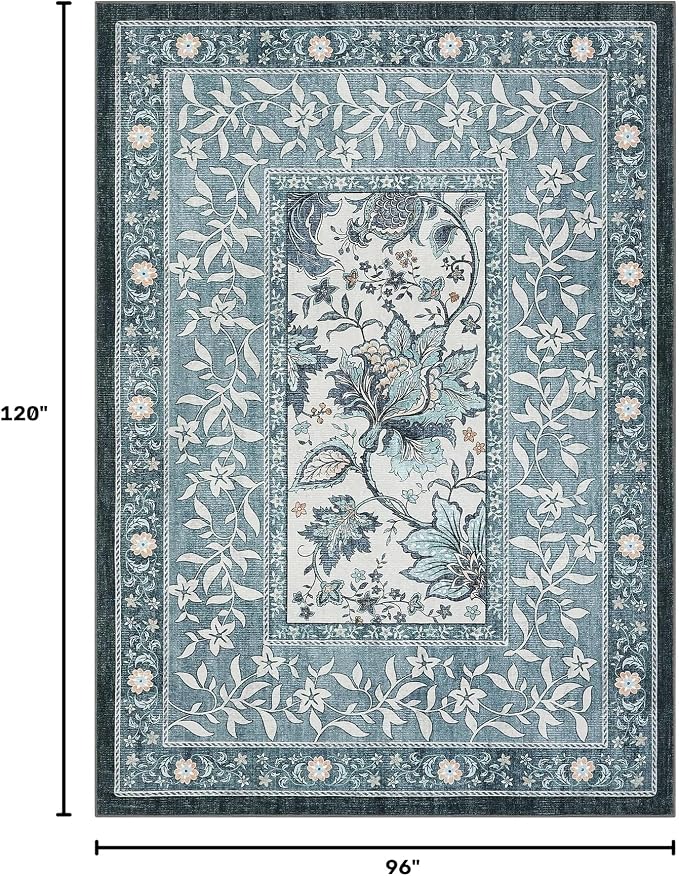 GarveeHome Provence 8x10 Area Rugs - Image 2