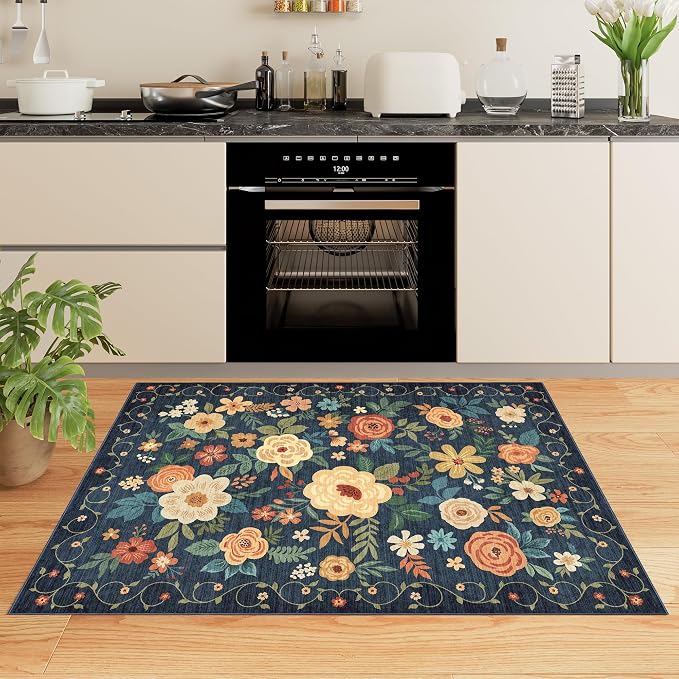 DUKINO 2x3 Entryway Rug, Door Mat Soft Washable Rug Non Slip, Non-Shedding - Image 5