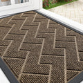 OLANLY Front Door Mat Outside 29.5x17, All-Season Absorbent Rubber Doormat | by OLANLY