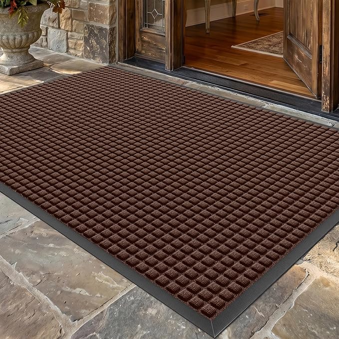 Front Door Mat Outside Entrance, Heavy Duty Waterproof Doormat | 73"x46" by WELDUN%E2%80%94IdealChoiceforHome