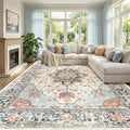 RELEANY Washable Area Rug, Large 10'x14', Water Repellent, Pet Friendly by RELEANY