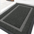 OLANLY Front Door Mat Outside 33x21, All-Season Heavy-Duty Rubber Doormat | by OLANLY
