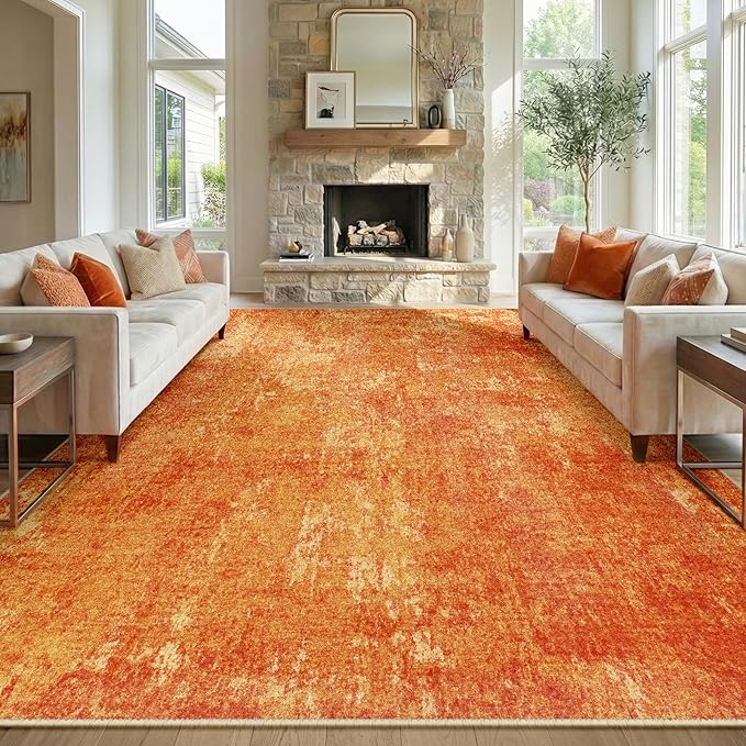 RELEANY Washable 5'x7' Abstract Area Rug - Image 9