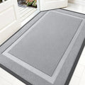 OLANLY Front Door Mat Outside 59x34, All-Season Heavy-Duty Rubber Doormat | Ash by OLANLY