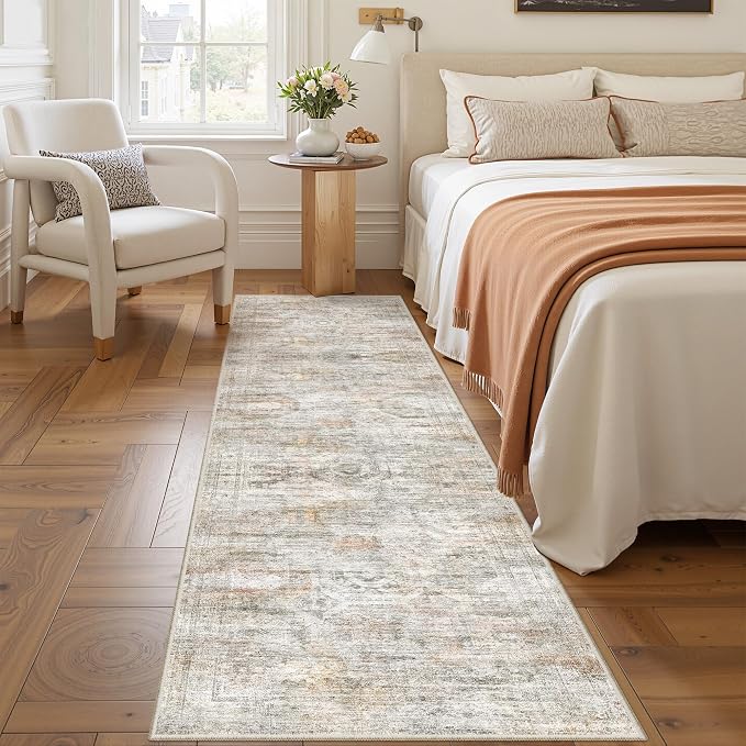 2x8 Runner Rug Non Slip, Washable Hallway Runner Rug, Nursery Room, Soft Runner - Image 4